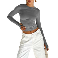 Lorvaya's Long Sleeve Crop Top™