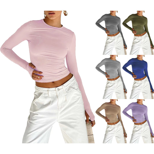 Lorvaya's Long Sleeve Crop Top™
