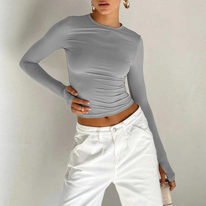 Lorvaya's Long Sleeve Crop Top™
