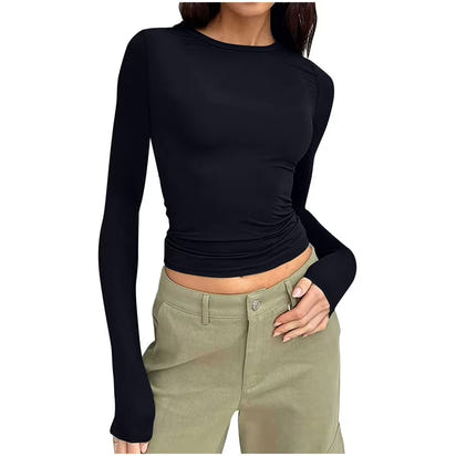 Lorvaya's Long Sleeve Crop Top™